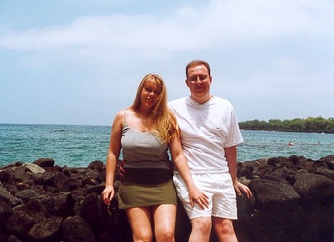 Adam and Lyn at the Place of Refuge