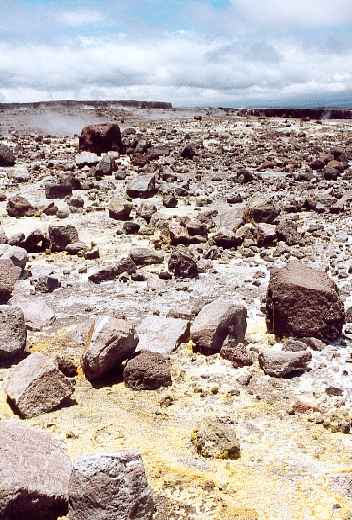 Sulphurous Rocks