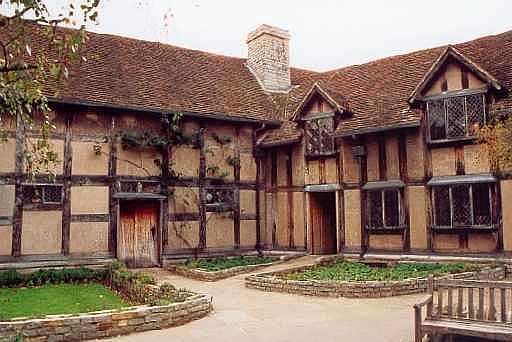 Behind Shakespeare's House