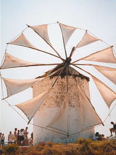 A traditional windmill